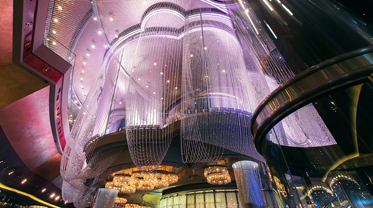 the cosmopolitan of las vegas new chandelier bar